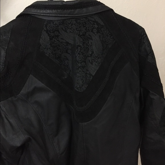 Women’s Full Length Leather Coat - Picture 5 of 6